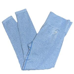 Gymshark Vital Seamless Light Blue Legging Sz L Activewear Athleisure Work Out